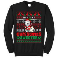 My Christmas Sweater Costume Santa Samoyed Lover Owner Sweatshirt