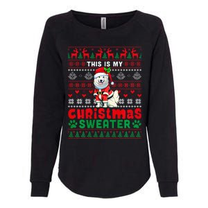 My Christmas Sweater Costume Santa Samoyed Lover Owner Womens California Wash Sweatshirt