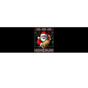 Merry Christmas Santa Playing Baseball For Ballplayers Bumper Sticker