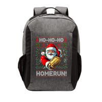 Merry Christmas Santa Playing Baseball For Ballplayers Vector Backpack