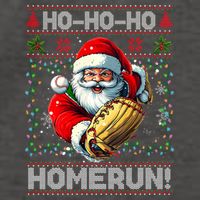 Merry Christmas Santa Playing Baseball For Ballplayers Vector Backpack