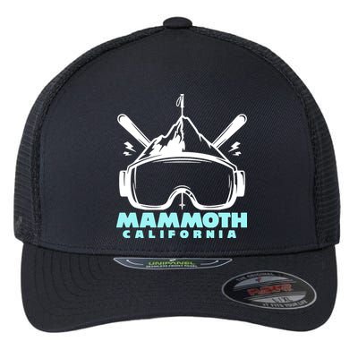 Mammoth California Skiing Flexfit Unipanel Trucker Cap