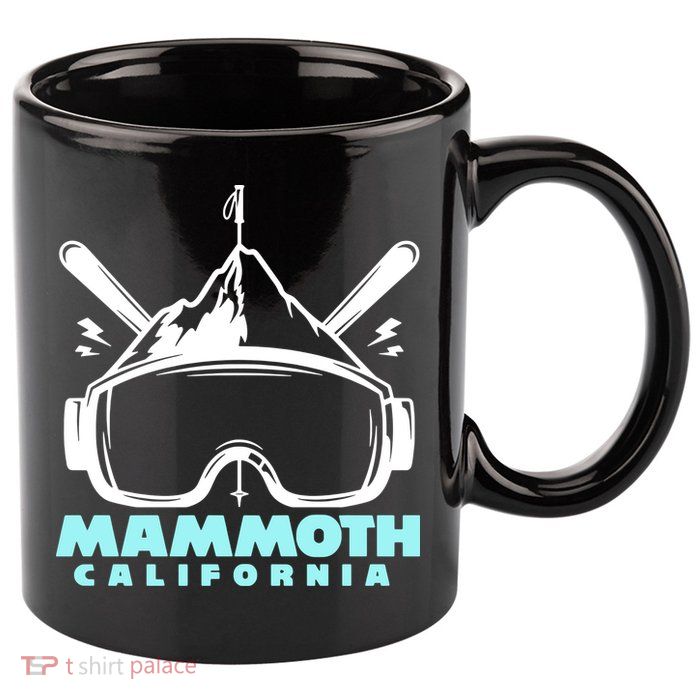Mammoth California Skiing 11oz C Handle Ceramic Mug