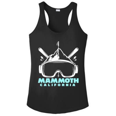 Mammoth California Skiing Ladies PosiCharge Competitor Racerback Tank