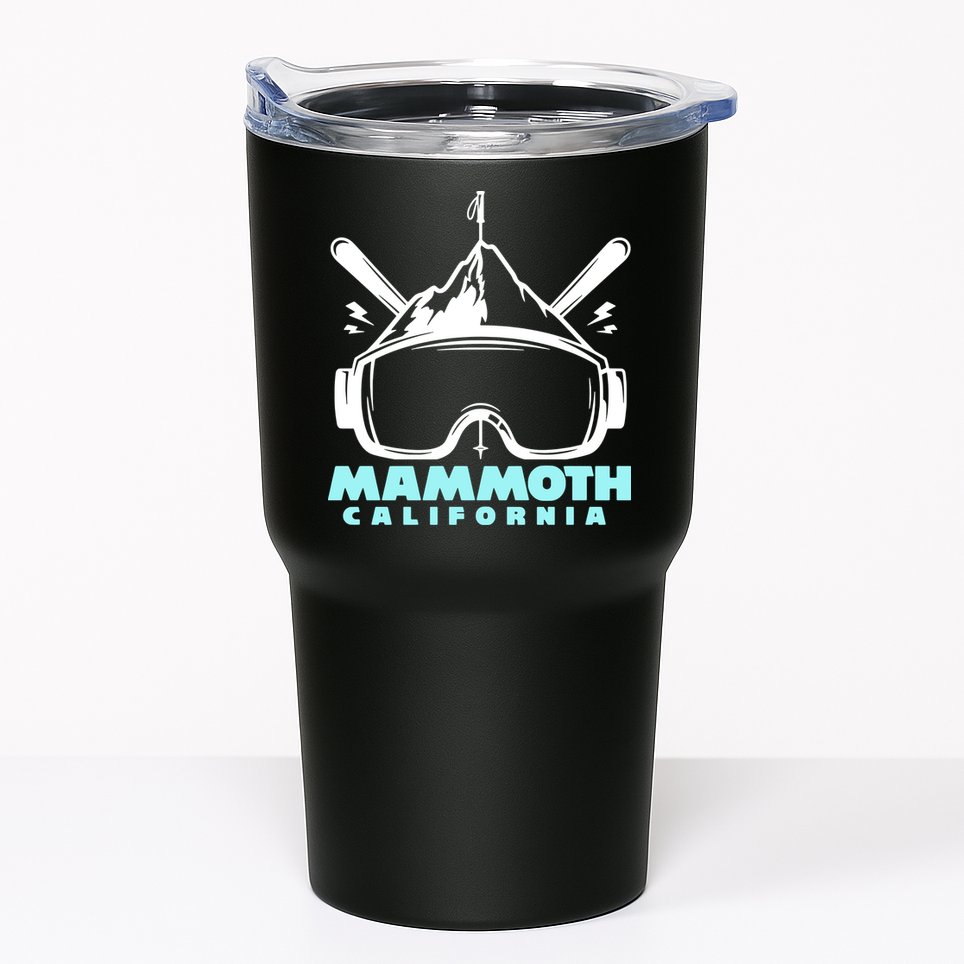 Mammoth California Skiing Tumbler