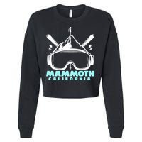 Mammoth California Skiing Cropped Pullover Crew