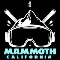 Mammoth California Skiing Cropped Pullover Crew