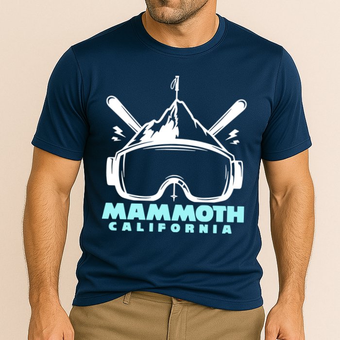 Mammoth California Skiing Cooling Performance Crew T-Shirt