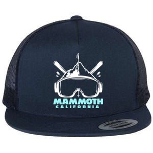 Mammoth California Skiing Flat Bill Trucker Hat