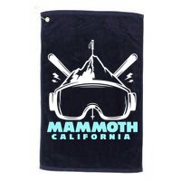 Mammoth California Skiing Golf Towel