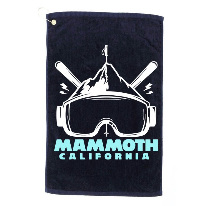 Mammoth California Skiing Golf Towel