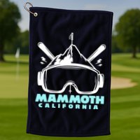 Mammoth California Skiing Golf Towel