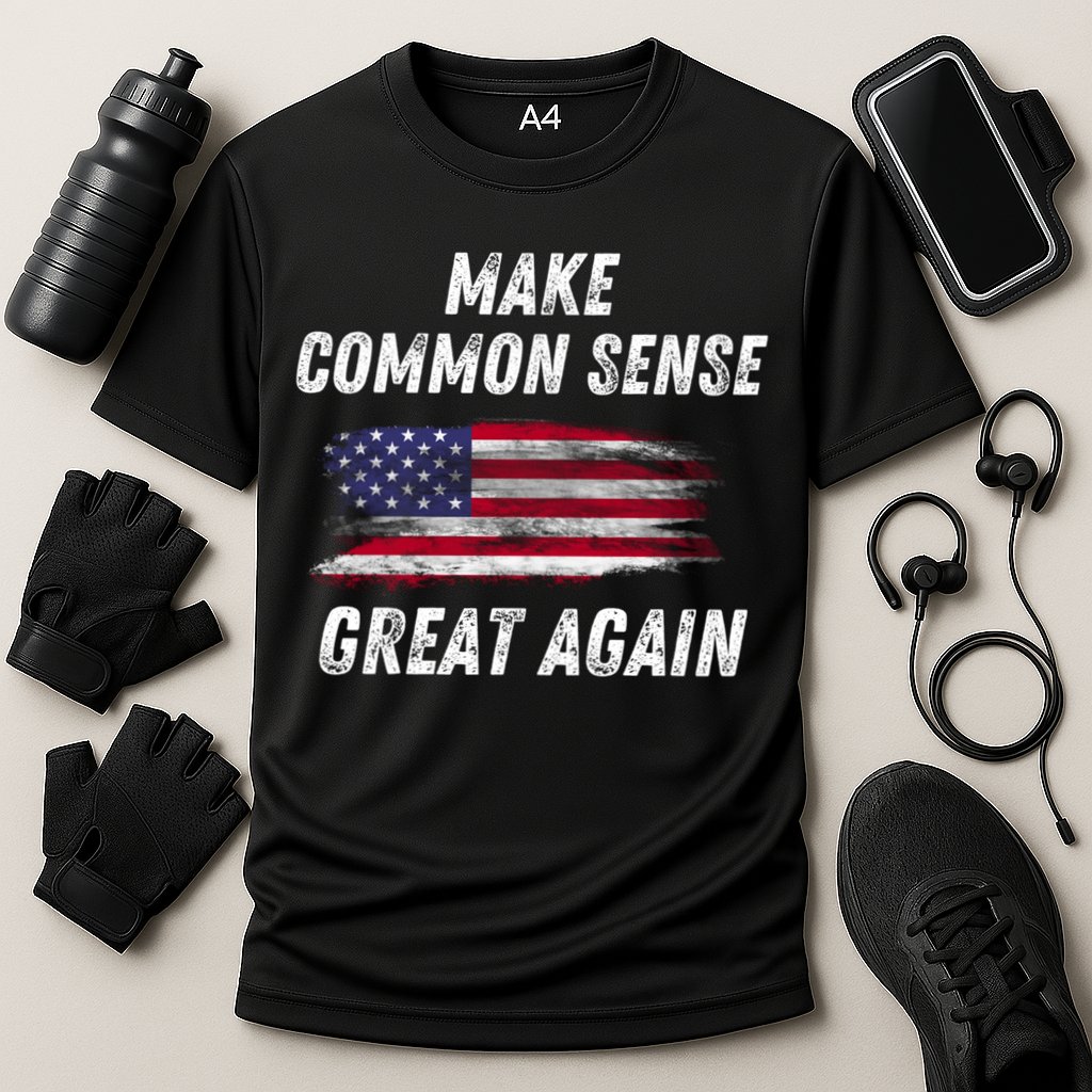 Make Common Sense Great Again Funny Saying Trending Gift Performance Shirt