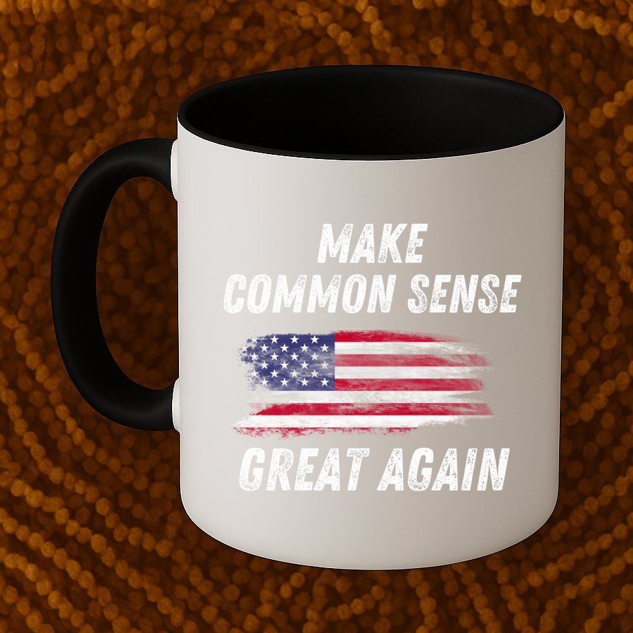 Make Common Sense Great Again Funny Saying Trending Gift Mug