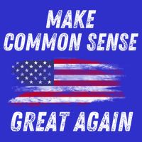 Make Common Sense Great Again Funny Saying Trending Gift Poster
