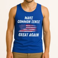 Make Common Sense Great Again Funny Saying Trending Gift Tank Top