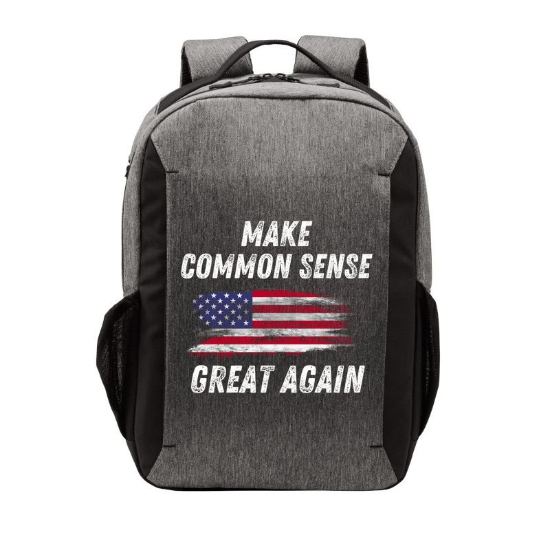 Make Common Sense Great Again Funny Saying Trending Gift Vector Backpack