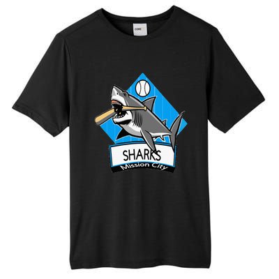 Mission City Sharks Baseball Tall Fusion ChromaSoft Performance T-Shirt