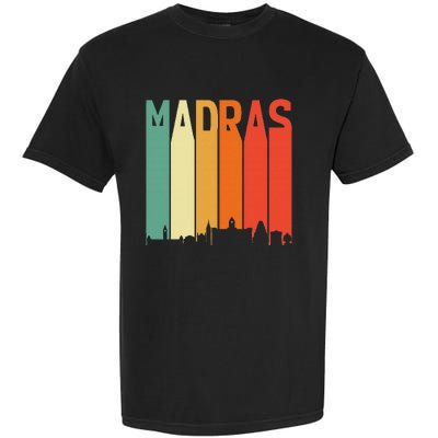 Madras Chennai Skyline Tamil Language Culture Garment-Dyed Heavyweight T-Shirt