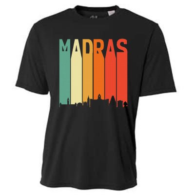 Madras Chennai Skyline Tamil Language Culture Cooling Performance Crew T-Shirt