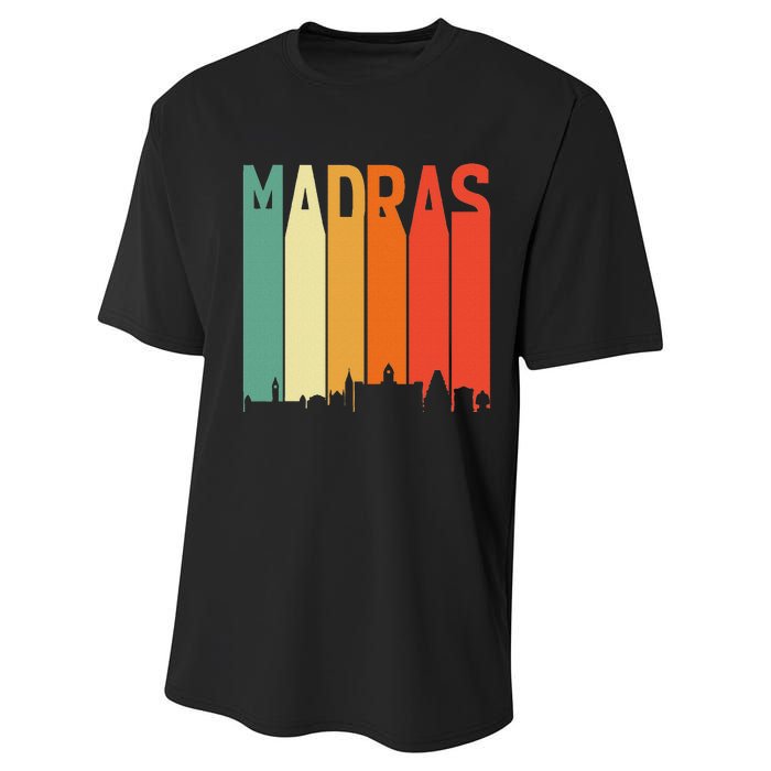 Madras Chennai Skyline Tamil Language Culture Performance Sprint T-Shirt