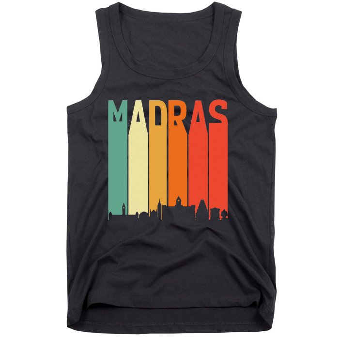 Madras Chennai Skyline Tamil Language Culture Tank Top