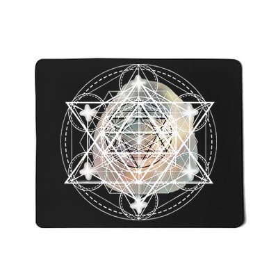Metatron Cube Sacred Geometry Spiritual Yoga Mousepad