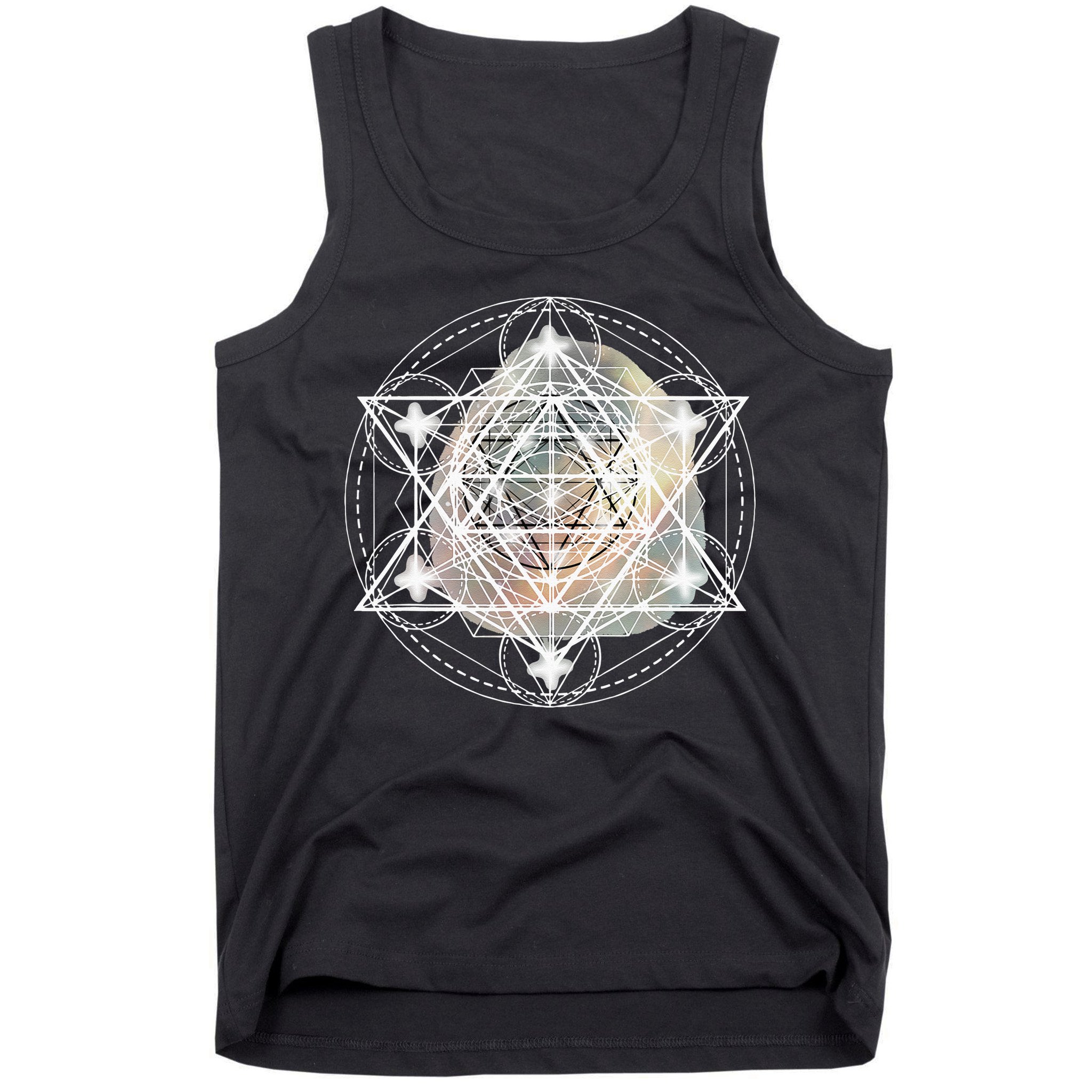 Metatron Cube Sacred Geometry Spiritual Yoga Tank Top