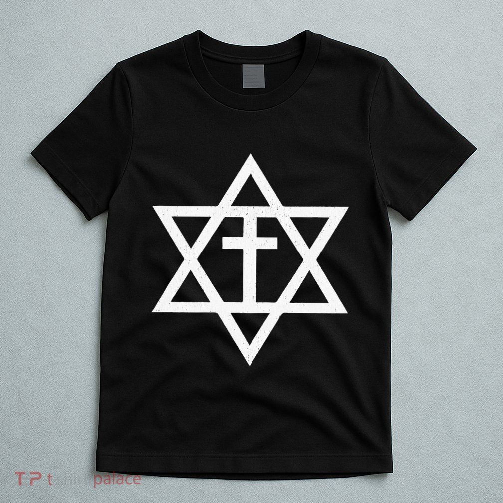 Messianic Cross Star Of David T-Shirt