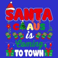 Merry Christmas Santa Claus Coming To Town Retro Xmas Lights Meaningful Gift 16 in Basic Backpack