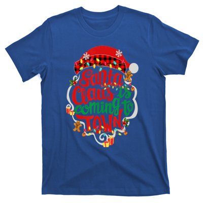 Merry Christmas Santa Claus Is Coming Funny Gingerbread Xmas Gift T-Shirt