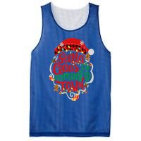 Merry Christmas Santa Claus Is Coming Funny Gingerbread Xmas Gift Mesh Reversible Basketball Jersey Tank