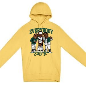 Money Cash Streetwear Matching Oxidized Green 4s Premium Pullover Hoodie