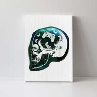 Mind Controller Skull Gaming Gamer Canvas