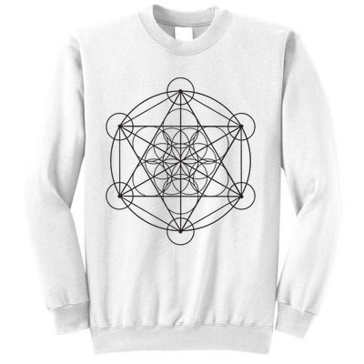 Metatrons Cube Sacred Geometry Sweatshirt