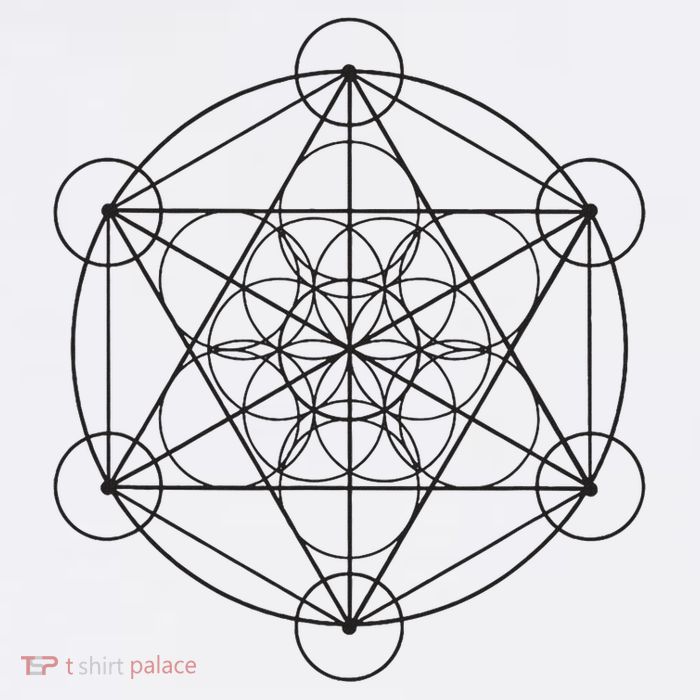 Metatrons Cube Sacred Geometry Poster