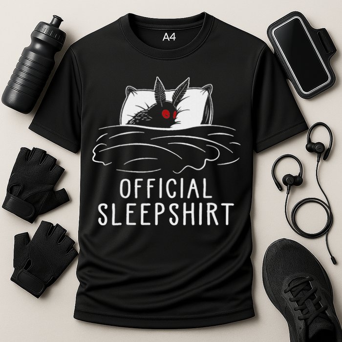 Mothman Cryptid Sleep Performance Shirt
