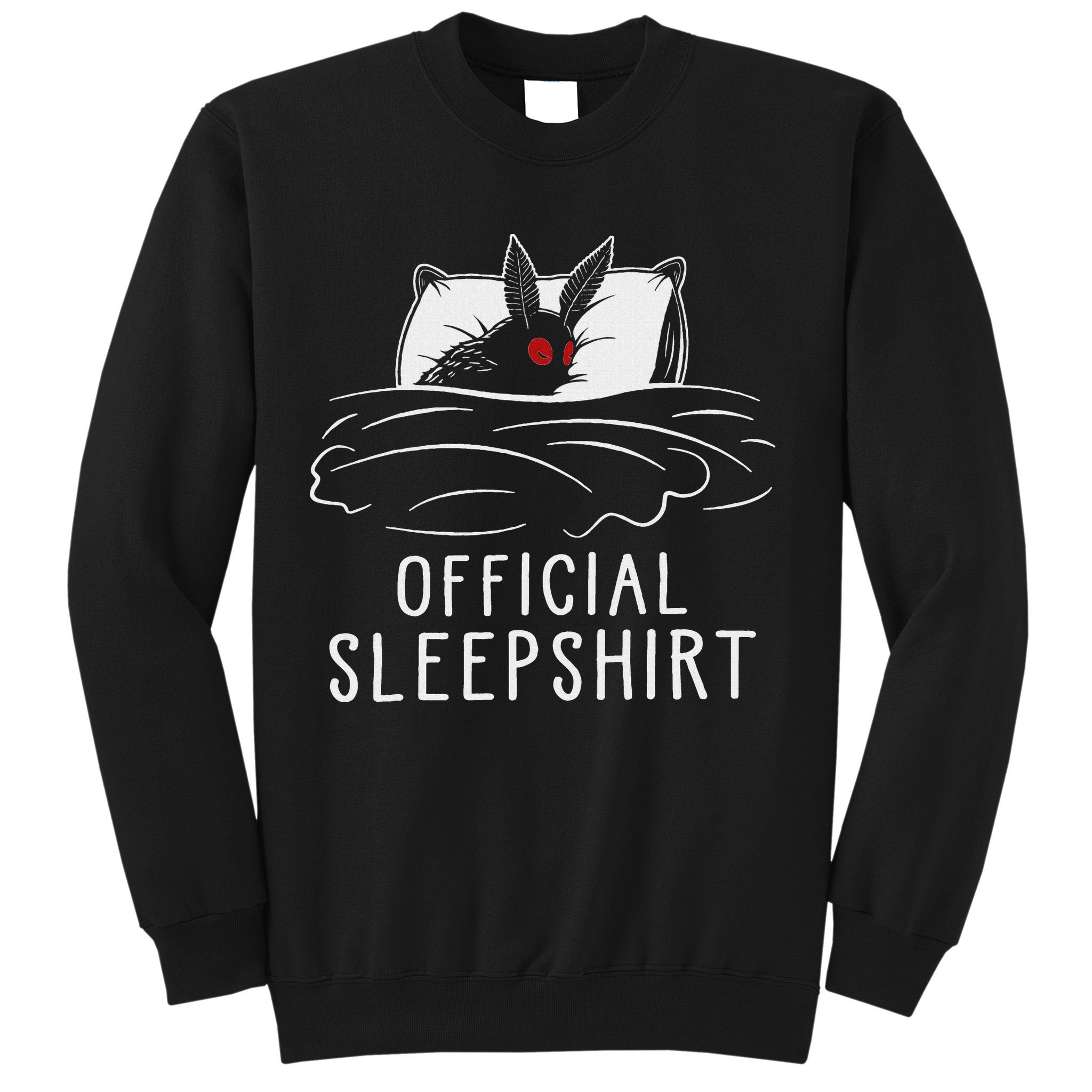 Mothman Cryptid Sleep Sweatshirt