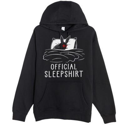 Mothman Cryptid Sleep Premium Pullover Hoodie