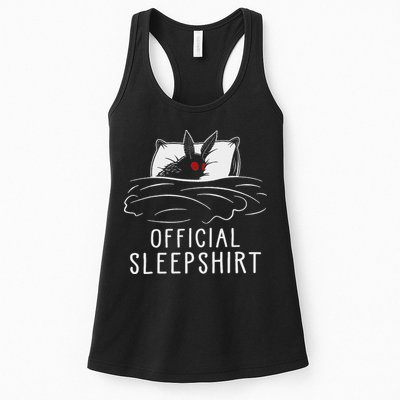Mothman Cryptid Sleep Womens Tank Top