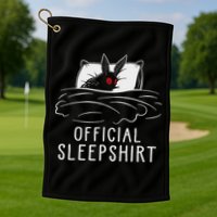 Mothman Cryptid Sleep Golf Towel