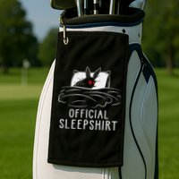 Mothman Cryptid Sleep Golf Towel