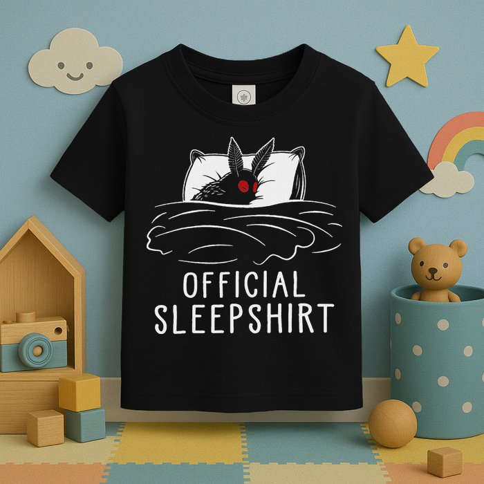 Mothman Cryptid Sleep Toddler T-Shirt