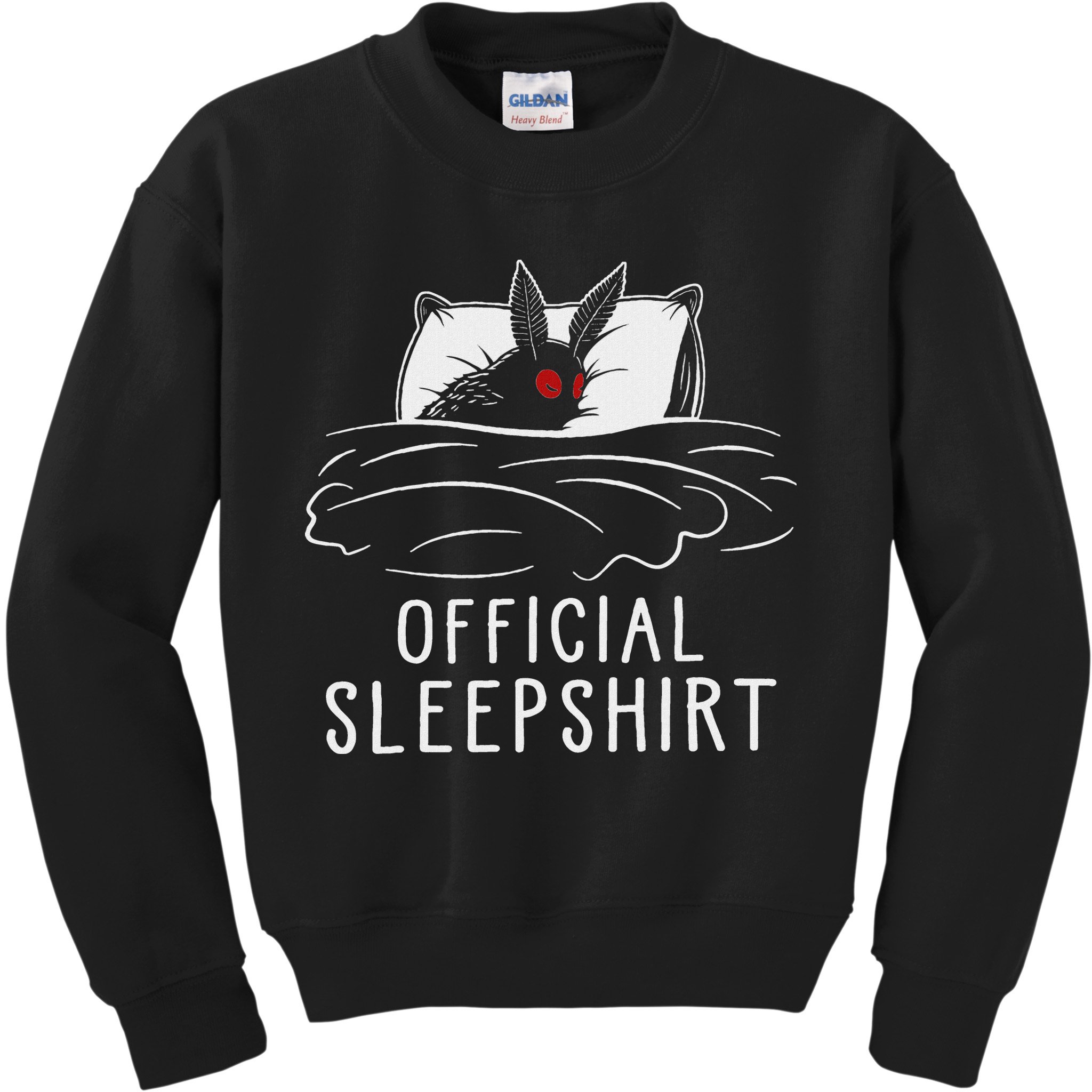 Mothman Cryptid Sleep Kids Sweatshirt