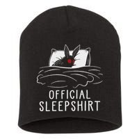 Mothman Cryptid Sleep Short Acrylic Beanie