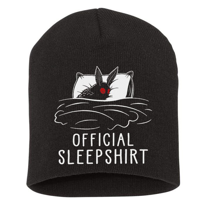 Mothman Cryptid Sleep Short Acrylic Beanie