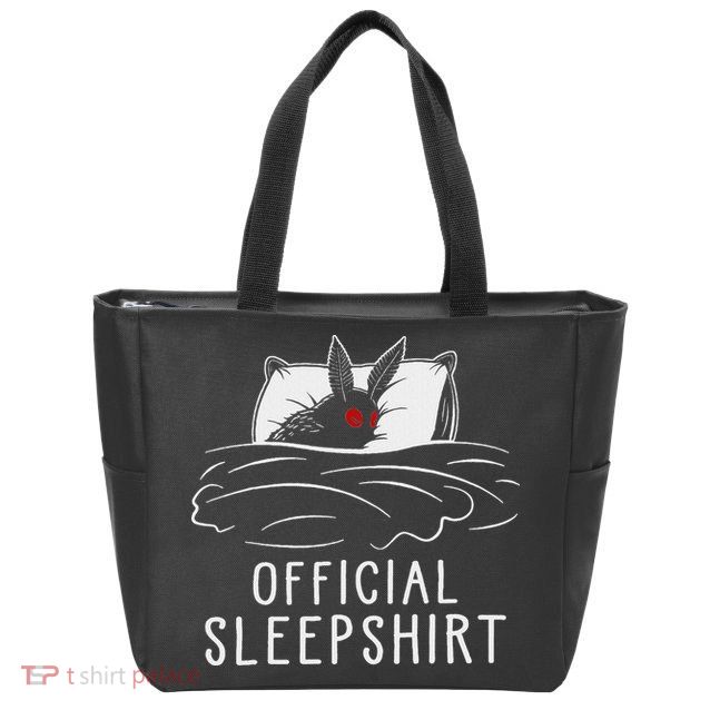 Mothman Cryptid Sleep Zip Tote Bag