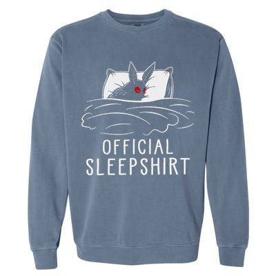 Mothman Cryptid Sleep Garment-Dyed Sweatshirt