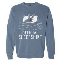 Mothman Cryptid Sleep Garment-Dyed Sweatshirt