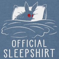 Mothman Cryptid Sleep Garment-Dyed Sweatshirt
